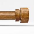 thumbnail image 6 of Yokila Wood Curtain Rods for Windows 16 to 60 Inches 1" Diameter Boho Decorative Heavy Duty Window Curtain Rod Adjustable with Solid Finials for Living Room Bedroom Kitchen Farmhouse Outdoor, 6 of 14