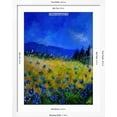 thumbnail image 5 of Art.com Blue Cornflowers 4550 Art Print by Pol Ledent, White Frame Wall Art, 32" x 40", 5 of 5
