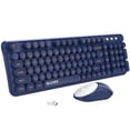 thumbnail image 1 of Máquina de escribir retro inalámbrica con teclado y ratón BAIHUAFRU, 1 of 7