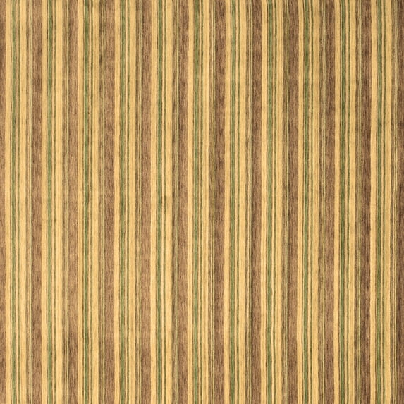 Ahgly Company Indoor Square Abstract Brown Contemporary Area Rugs, 4' Square