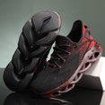 thumbnail image 3 of Men's Lace-Up Knit Breathable Blade Athletic Sneakers, 3 of 7