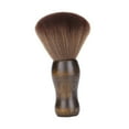 thumbnail image 3 of Cepillo de peluquero suave, cepillo de limpieza facial, mango de madera, para maquillaje, depilación, herramienta para el hogar, plumero para cortar, 3 of 8