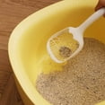 thumbnail image 5 of Michu Macaron High Edge Open Style Extra Large Cat Litter Box, Scoop Included Pineapple, 5 of 6