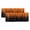 Orange, variant on 2 Pack Valances for Windows 42 x 18 Inch, Burnt Orange Black Ombre Decorative Kitchen Curtain Valance, Modern Abstract Striped Gradient Rod Pocket Short Curtains Window Treatment for Bathroom/Cafe