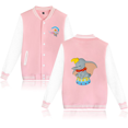 thumbnail image 3 of Chaqueta de béisbol Dumbo para hombre y mujer, chaquetas estilo hip hop estilo Harajuku, ropa de calle para niños y niñas, abrigos universitarios holgados, 3 of 5