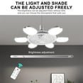 thumbnail image 6 of Socket Breeze Socket Fan Light with Remote Control, Portable Small Ceiling Fans with Lights for Bedroom, Kitchen, Living Room, with Dimming Function, Screws into E27, 6 of 9