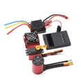 thumbnail image 2 of Esc Motor sin escobillas de 3100KV, Motor resistente al agua 3650 con 60A sin escobillas ESC 25kg, tarjeta de programación de disipador térmico Servo Digital para coche de control remoto 1/8 1/10 Eccomum Esc, 2 of 7