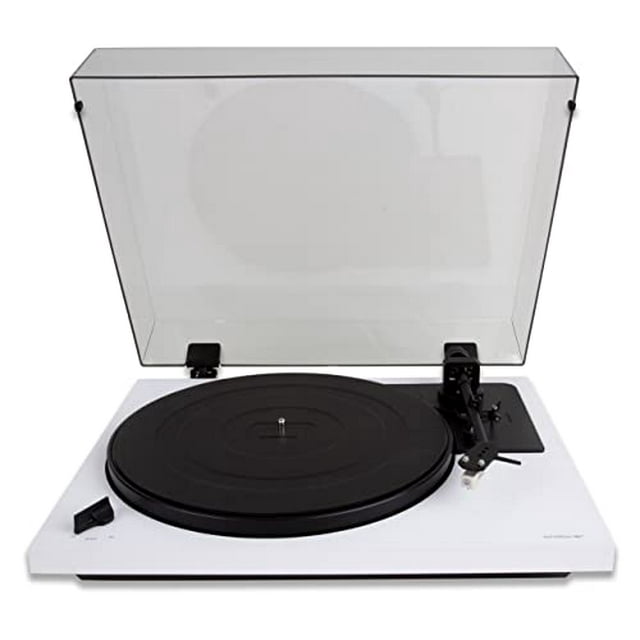 Andover Audio SpinDeck 2 Tocadiscos para reproducción de discos de vinilo - Semiautomático, apto para principiantes con pies de aislamiento de goma, brazo y cartucho incluidos, compatible con Pro-Ject