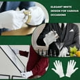 thumbnail image 6 of White Cotton Gloves Parades Costume Gloves Formal Uniform Glove Jewelry Inspection, 12 Pair, 6 of 6