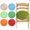F, variant on Round Cushion Dining Chair Cushion - Cushion, Plastic One Size