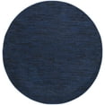 thumbnail image 6 of Noursion Essentials Solid Contemporary Midnight Blue 6' x Round Area Rug, (6' Round), 6 of 10