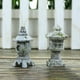 thumbnail image 3 of Estatua de linterna de pagoda DYNWAVEMX Bonsái Resina 2 Piezas, 3 of 8