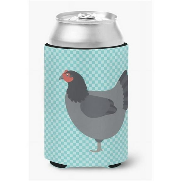Jersey Giant Chicken Blue Check Can or Bottle Hugger