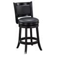 thumbnail image 1 of Boraam Augusta Counter Height Swivel Counter Stool in Black, 1 of 9