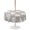 White, Off-White, Grey, variant on Outdoor Tablecloth with Umbrella Hole for Patio/Picnic/Party/Camping, Black Brown Checkered Waterproof Table Cloth Rectangle Table Cover Washable, Modern Farmhouse Plaid Wooden (60"x 102")