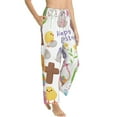 thumbnail image 2 of Balery Happy Easter1 print Women's Pajama Pants,Ultra Lightweight Pjs,Lounge Pant-X-Large, 2 of 9