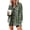 Army Green, variant on Women's Green Oversized Waffle Knit Shacket Casual Button Down Long Sleeve Shirt Jacket Tops with Pockets