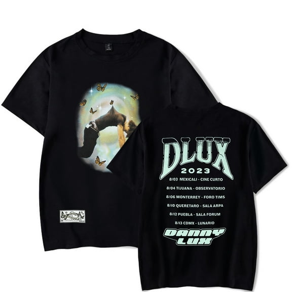 DannyLux T-Shirt 2023 Tour Merchandise Popular Reversible Print Unisex Fashionable Casual Short Sleeve Top