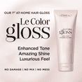 L'Oreal Paris Le Color Gloss One Step Toning Gloss Hair Color, Silver