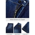 thumbnail image 6 of smawell Men's Relaxed Fit Denim Shorts Below Knee with Baggy Style, 6 of 6