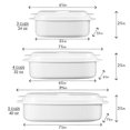 thumbnail image 4 of Reston Lloyd Rangement Micro-Ondes Ventilation Réglable sur Couvercles Ensemble de Batterie de Cuisine Plusieurs Tailles Rose, 4 of 4