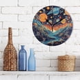 thumbnail image 3 of GZHJMY Fantasy Space Clock Silent Round PVC Wall Clock Non Ticking Battery Device Clocks Creative Decoration Wall Clock for Living Room Bedroom Office Kitchen, 3 of 6