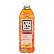 Teas' Tea Black, Peach Ginger Organic, 16.9 Fl. Oz.