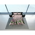 thumbnail image 4 of Pink peacock aesthetic bedding set full, crane bird, floral prints, luxury, 4 of 4
