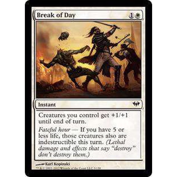 MtG Dark Ascension Common Break of Day (Foil)