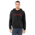 thumbnail image 2 of Daxton Adult Unisex Soft Pullover USA Cities States Comfort Hoodie Fleece Sweatshirt, Washington Black Red, 2XL, 2 of 2