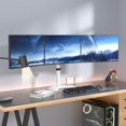 thumbnail image 2 of Soporte para monitor WALI MF003-W ajustable para tres monitores de 27" blanco, 2 of 8