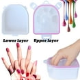 thumbnail image 3 of 2 Pack Nail Soaking Bowl Nail Soak Off Bowl Acrylic Gel Polish Remover Nail Art Spa Tool for Manicure, 3 of 7