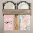 thumbnail image 4 of Pink Home Sweet Home Boho Kitchen Towels Dish Towels, 18x26 Inch Spring Decoration Hand Towels Set of 2, 4 of 6