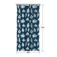 thumbnail image 5 of Dark Blue Halloween Ghosts Shower Curtain 36"x72" ,Bathroom Decorative Shower Curtains Set with 12 Hooks,Modern Waterproof Washable Shower Curtain, 5 of 6