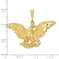 thumbnail image 3 of Collier Aigle en Or Jaune 10k Pendentif Charme Oiseau, 3 of 8