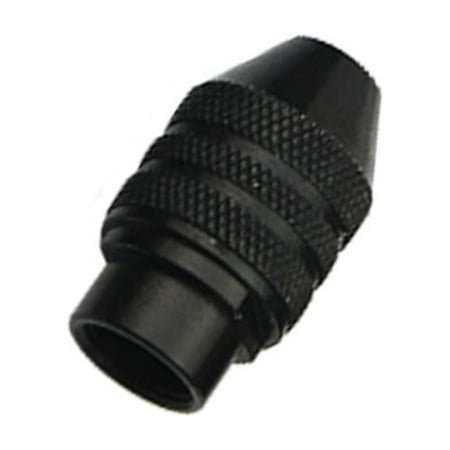 

Sexagesimo Keyless Black Mini Alloy 3-Jaw Drill Chuck Drilling Adapter Converter SDS Adaptor to Hold 0.3-3.2mm Drill Bits Converter Tool Power Hand Drill Bits (M8x0.75mm Long)