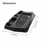 thumbnail image 4 of Controlador Ps5 De/Uhd Soporte De Carga Ventilador Disipador De Calor Conveniente Con 3 Enfriador De Base De Carga Usb Enfriador De Consola De Juegos De Acoplamiento Inevent EL015808-00, 4 of 5