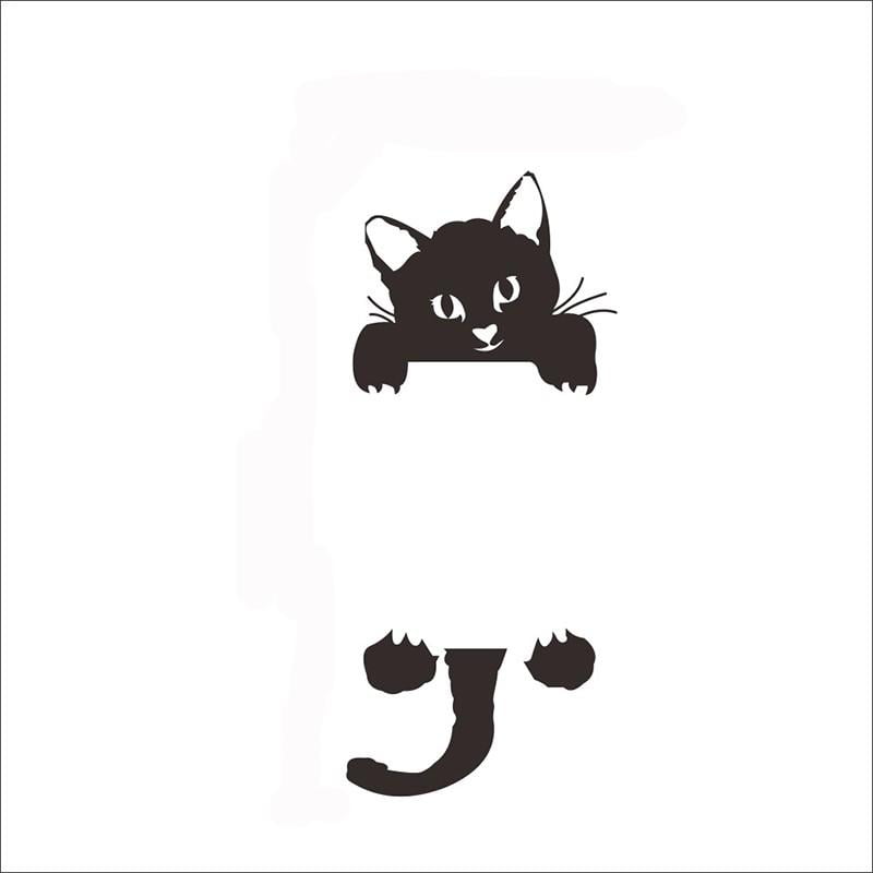 Black Cat Vinyl Sticker Pack