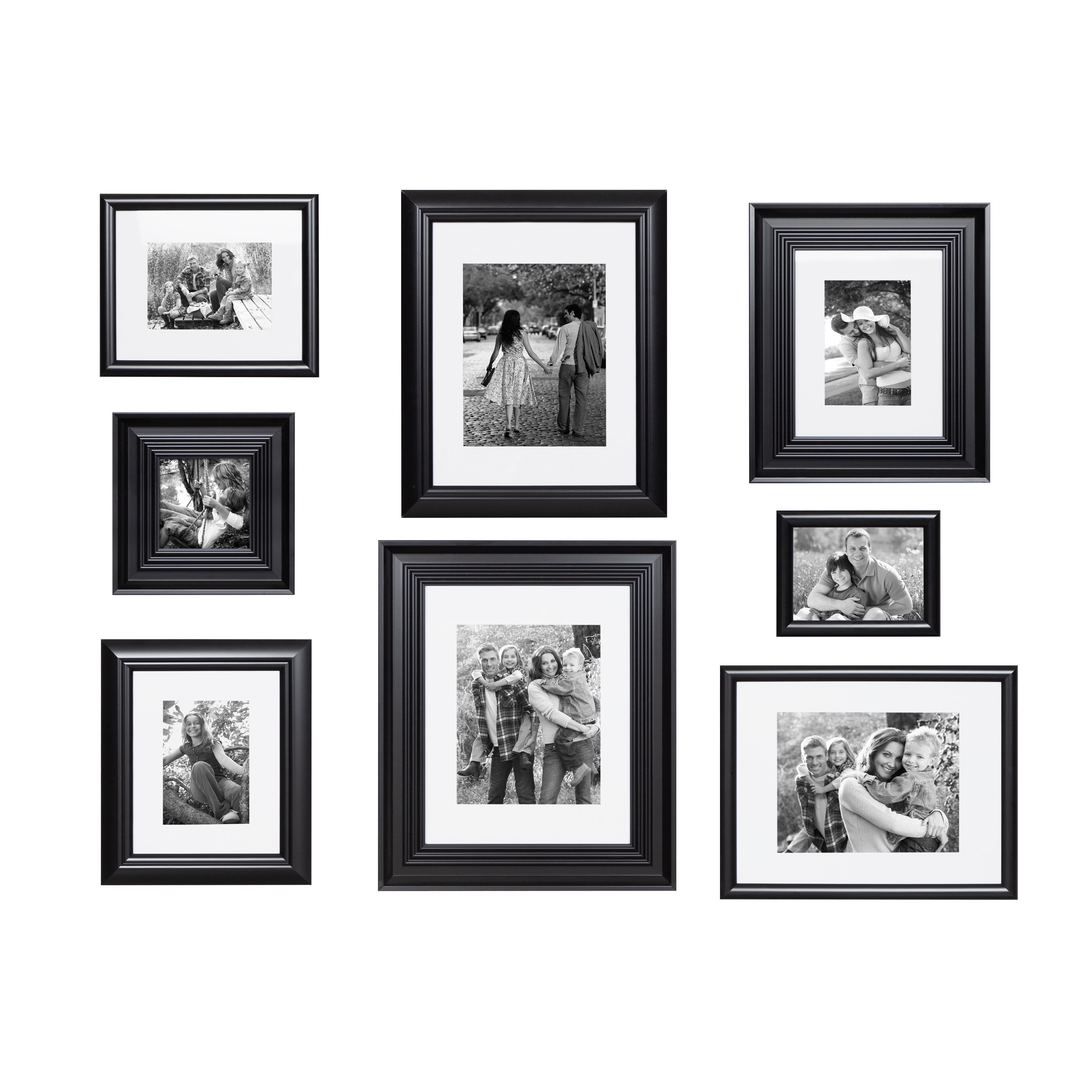 Kate and Laurel Odessa Gallery Wall 8 Piece Frame Set with Assorted