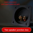 thumbnail image 6 of Heavy Duty Speakers Connection Box Featuring Two Binding Posts Gold Plateds Contacts And AntiResonance Design, 6 of 8