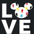 thumbnail image 3 of Mickey & Friends - Mickey Love Fill - Juniors Cropped Cotton Blend T-Shirt, 3 of 5