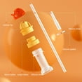 thumbnail image 3 of Water Bottle Straw Converter - Portable Drink Adapter with Leak-Proof Cap for Outdoor and Home Use, 3 of 8