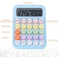 thumbnail image 6 of Mechanical Pushbutton Calculator,12 Digit Large LCD Display,Big Buttons Easy to Press,Colorful Candy Calculator,Automatic Sleep,with Battery.for Office,School, Home., 6 of 8