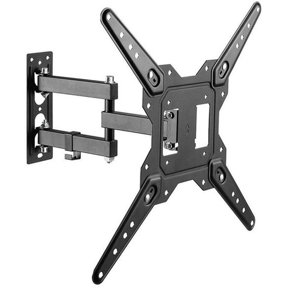 Full Motion TV Wall Mount for 23-55 inch Screens with Swivel Tilt Extention Articulating Arm Hold up to 66 LBS, Max VESA 400x400mm