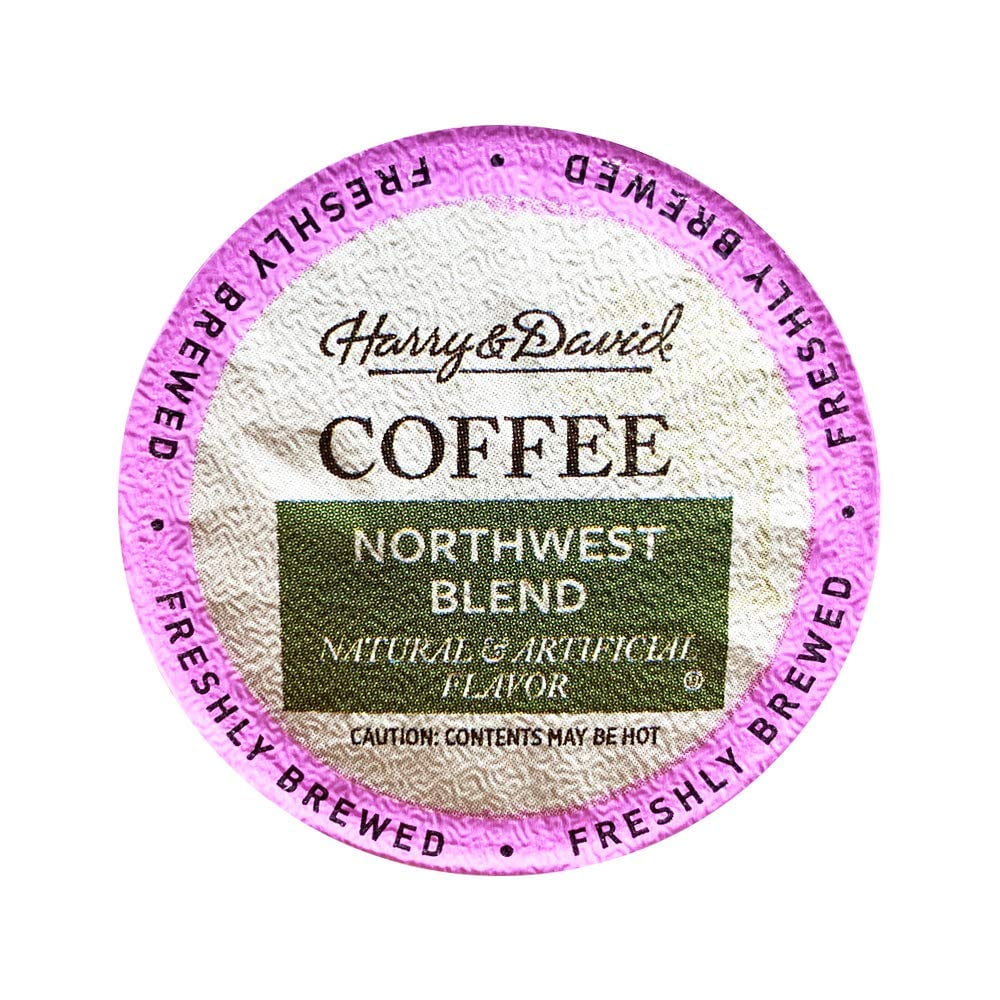 Harry & David Kosher Northwest Blend Medium Roast, Coffee Pods, 100 Ct