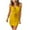 Yellow, variant on OAVQHLG3B Drawstring Ruched Bodycon Dresses for Women Party Night Mini Sleeveless Solid Cutout Vneck Casual Cocktail Dress