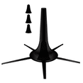 thumbnail image 3 of 2X New Trumpet Stand Portable Trumpet Holder Foldable Metal with 5 Legs for Trumpets, 3 of 6