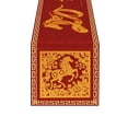 thumbnail image 2 of Chemin de Table en Lin, Décor Chinois à Thème Cheval Multicolore pour Table à Manger, 33 x 183 cm, Tissu en Polyester, Lavable à la Machine, 1 Pce, 2 of 6