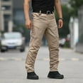 thumbnail image 4 of WXLWZYWL Men's Military Cargo Tactical Pants Ripstop Stretch Relaxed Fit Trousers Outdoor Hiking Pants with Multi Pockets, 4 of 5