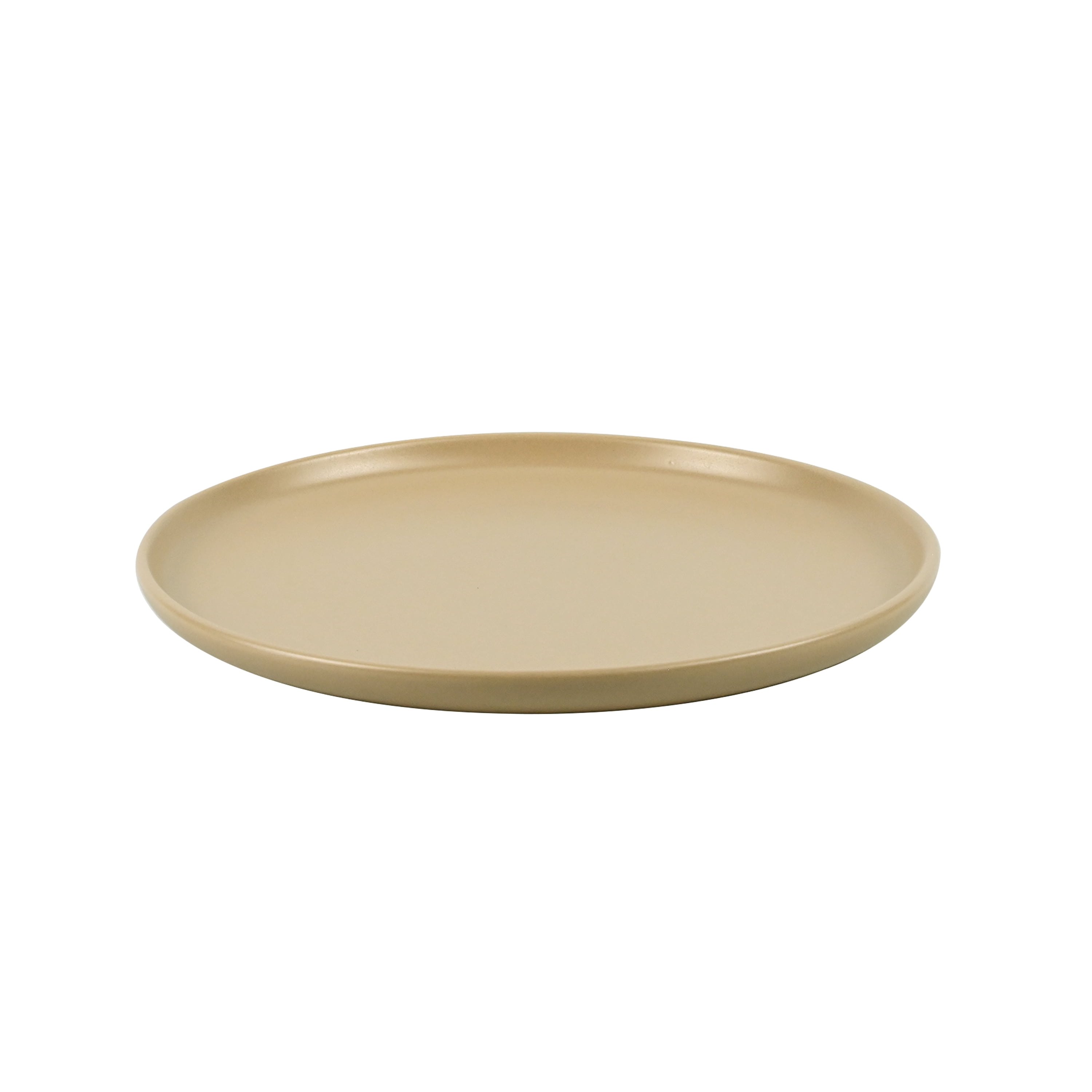 Mainstays Alessandra Matte Brown Round Stoneware Salad Plate